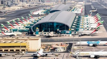 حادث في مطار دبي الدولي يوقع إصابات بين 4 أشخاص